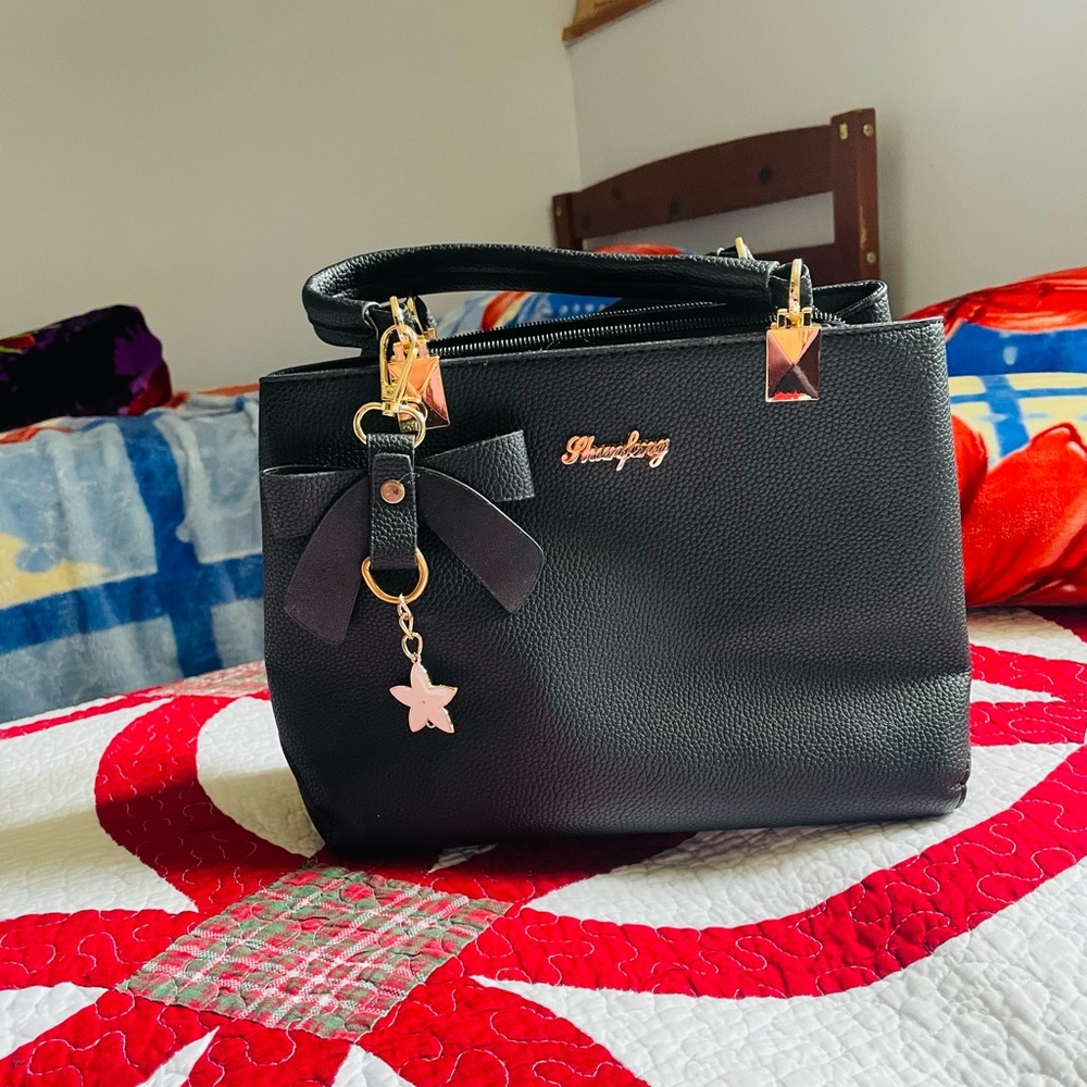 Hanves Fashion Women Pure Color Totes Flap Crossbody Bags